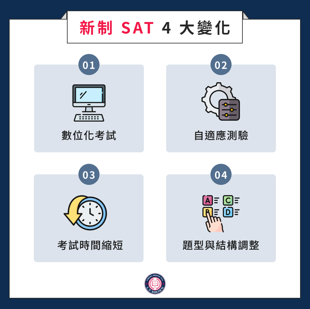 新制 SAT 的 4 大變化